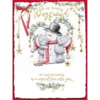 Boyfriend Me to You Bear Luxury Boxed Christmas Card Extra Image 1 Preview